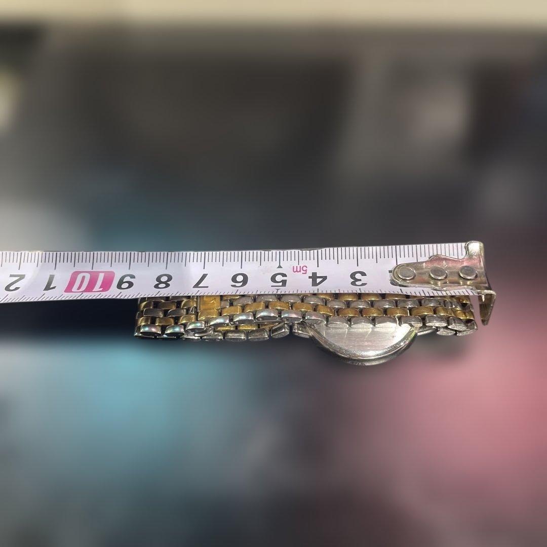 稼働品　OMEGA クォーツ腕時計 ゴールド/シルバー　レディース　オメガ