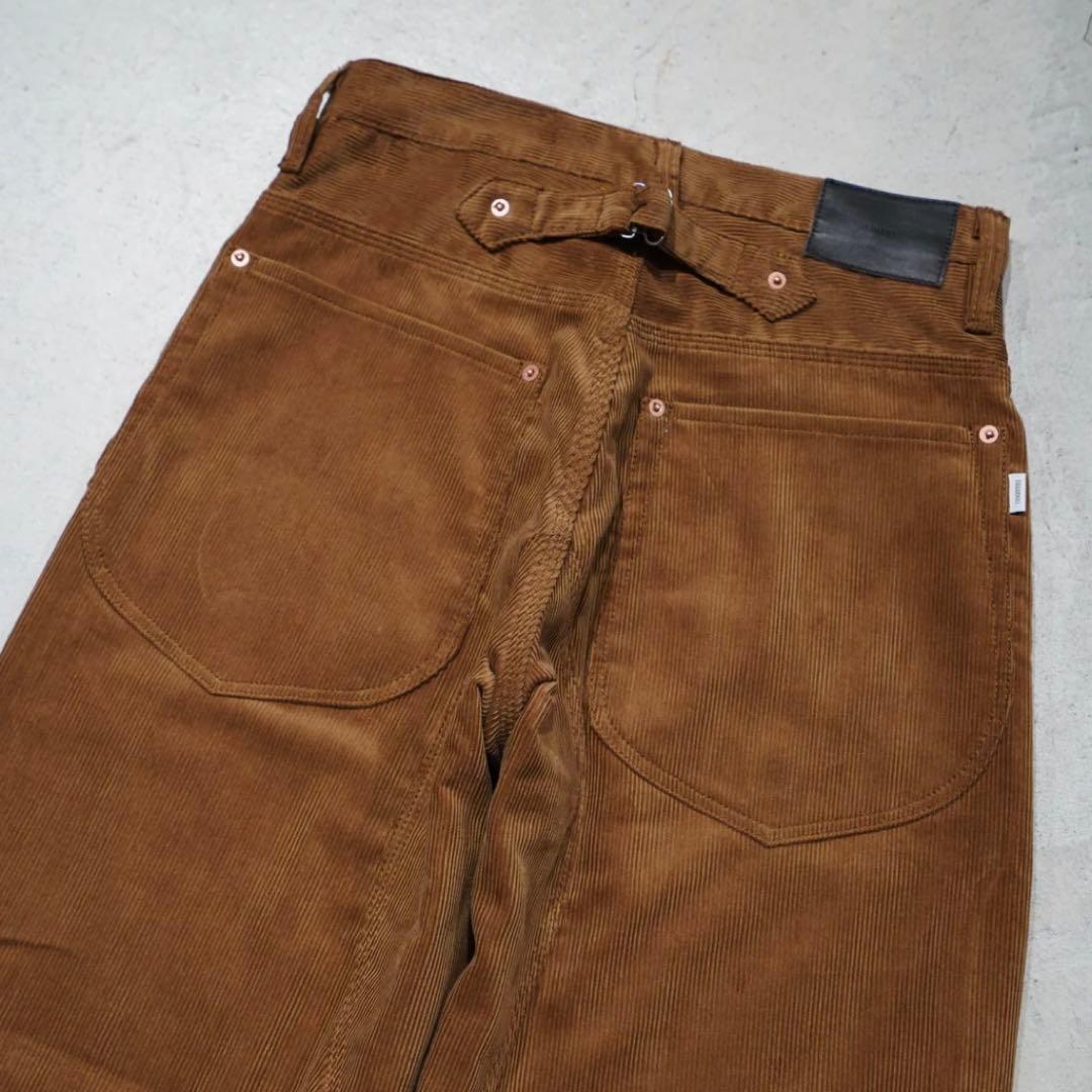 SUGARHILL シュガーヒル コーデュロイ ダブルニー パンツ ブラウン