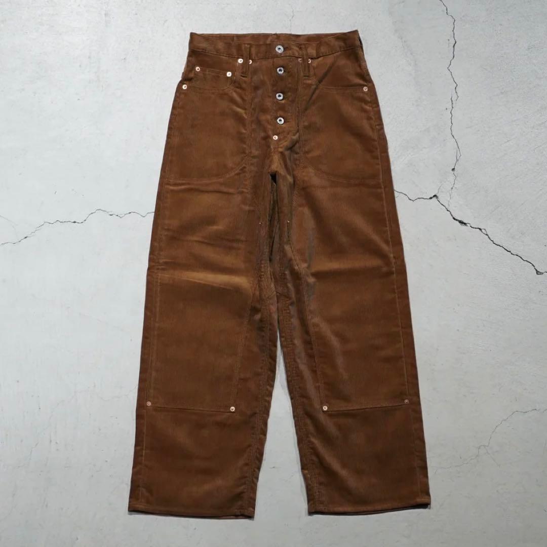 SUGARHILL シュガーヒル コーデュロイ ダブルニー パンツ ブラウン