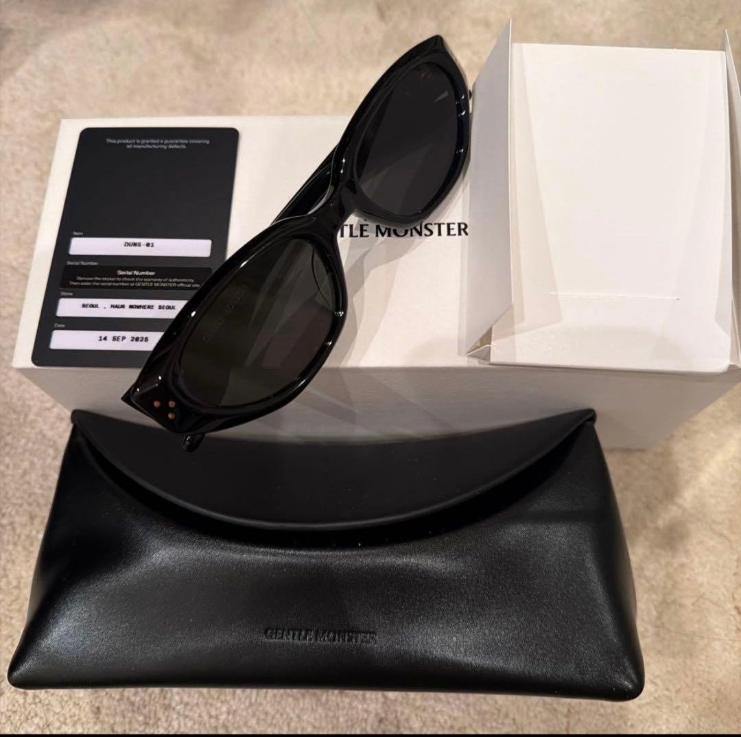 GENTLE MONSTER DUNS #01 ブラックサングラス