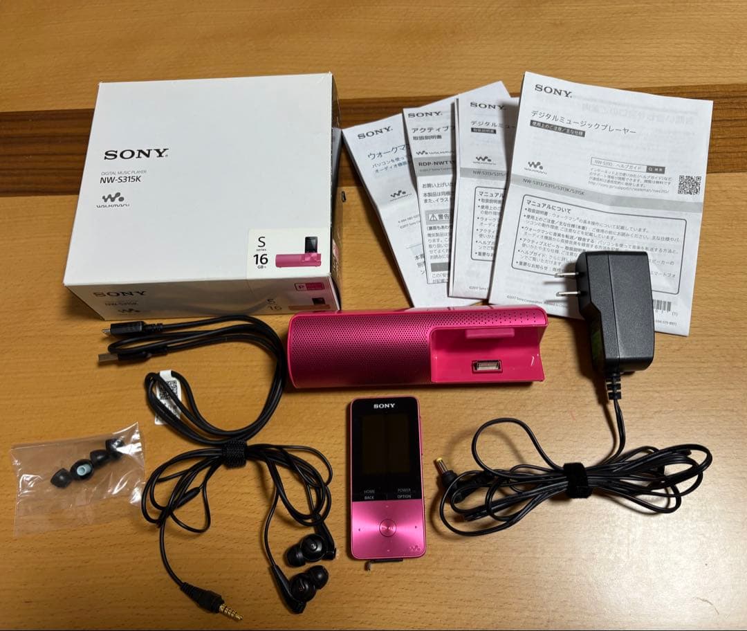 SONY NW-S315K ピンク デジタルオーディオプレーヤー　ウォークマン