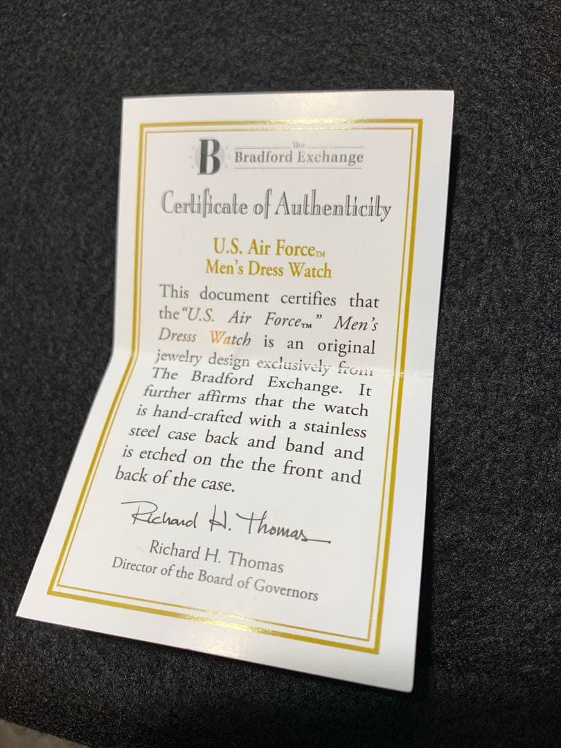 米軍放出品 腕時計 USAF アメリカ軍 エアフォース Bradford 時計