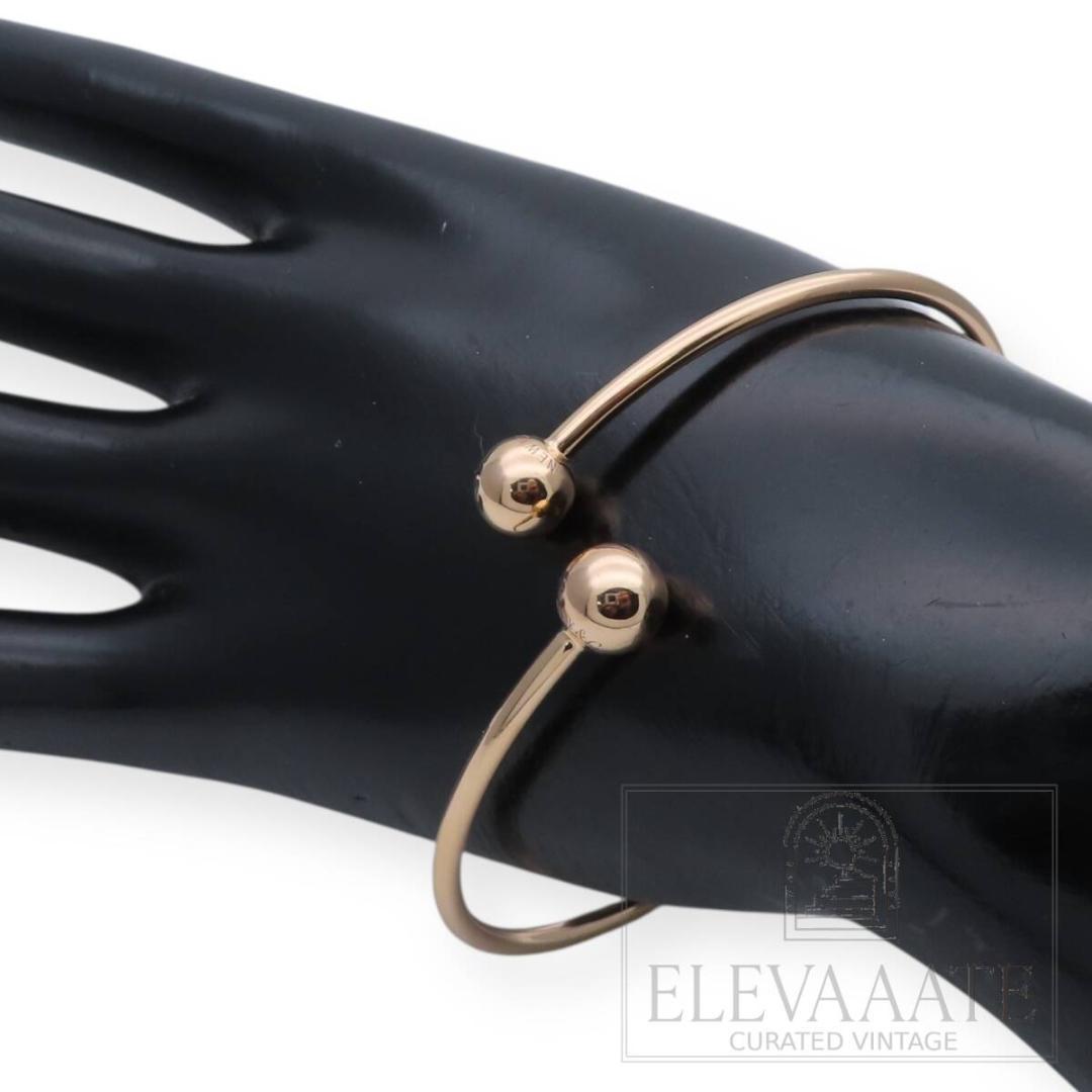 ティファニー ハードウェア ボール バイパス ゴールド バングル TO104