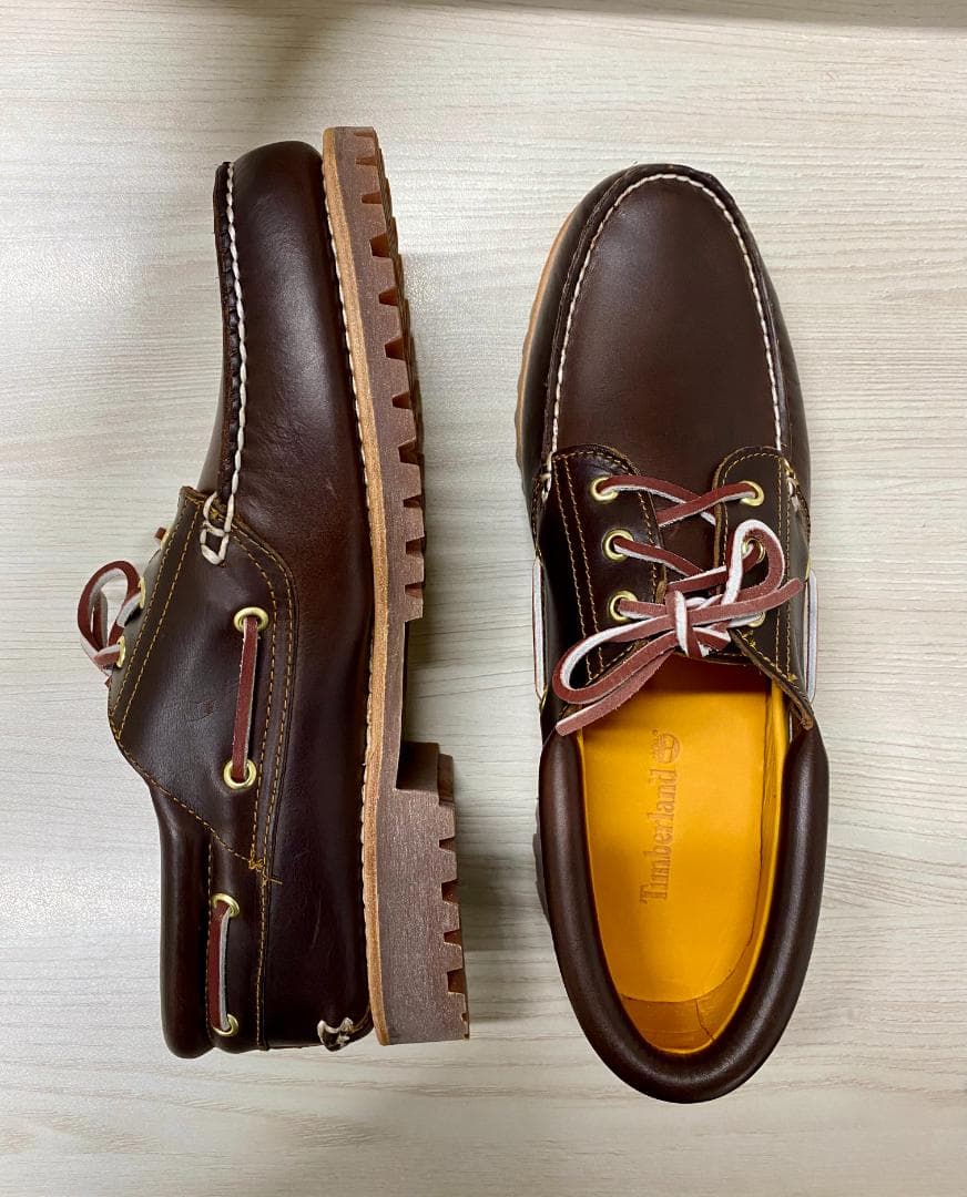 新品未使用　Timberland ブラウン レザー ローファー　28.5サイズ