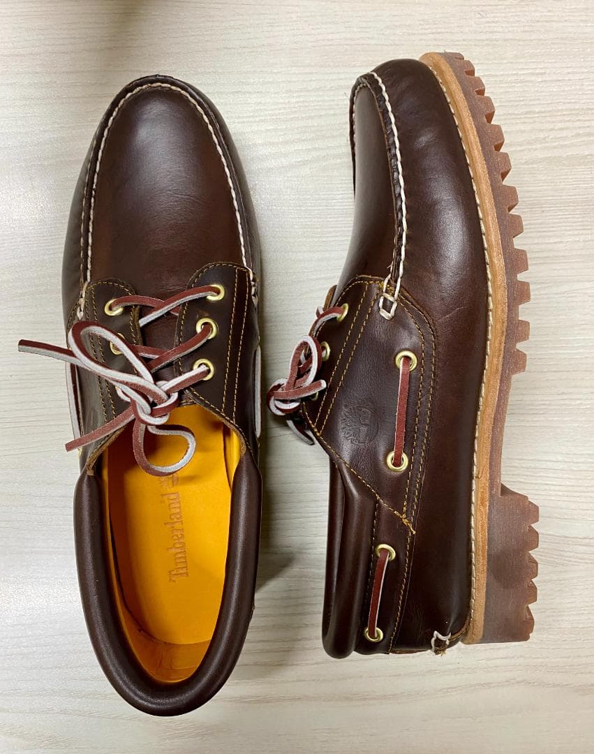 新品未使用　Timberland ブラウン レザー ローファー　28.5サイズ