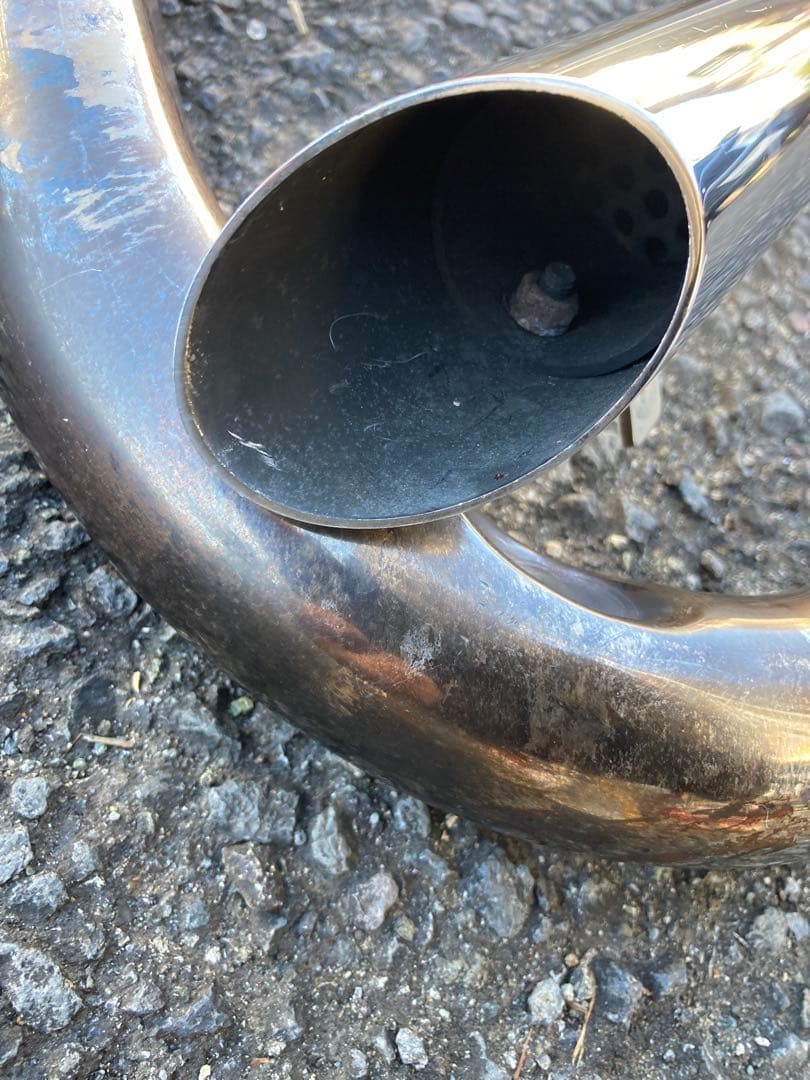 リ*ク様 ハーレー ソフテイル ドラックパイプ ステンレス製ショート管