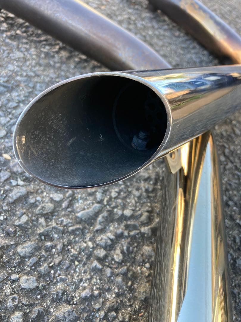 リ*ク様 ハーレー ソフテイル ドラックパイプ ステンレス製ショート管