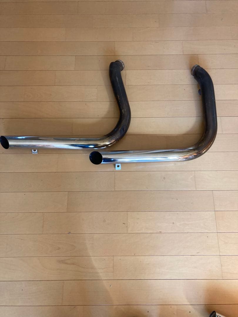 リ*ク様 ハーレー ソフテイル ドラックパイプ ステンレス製ショート管