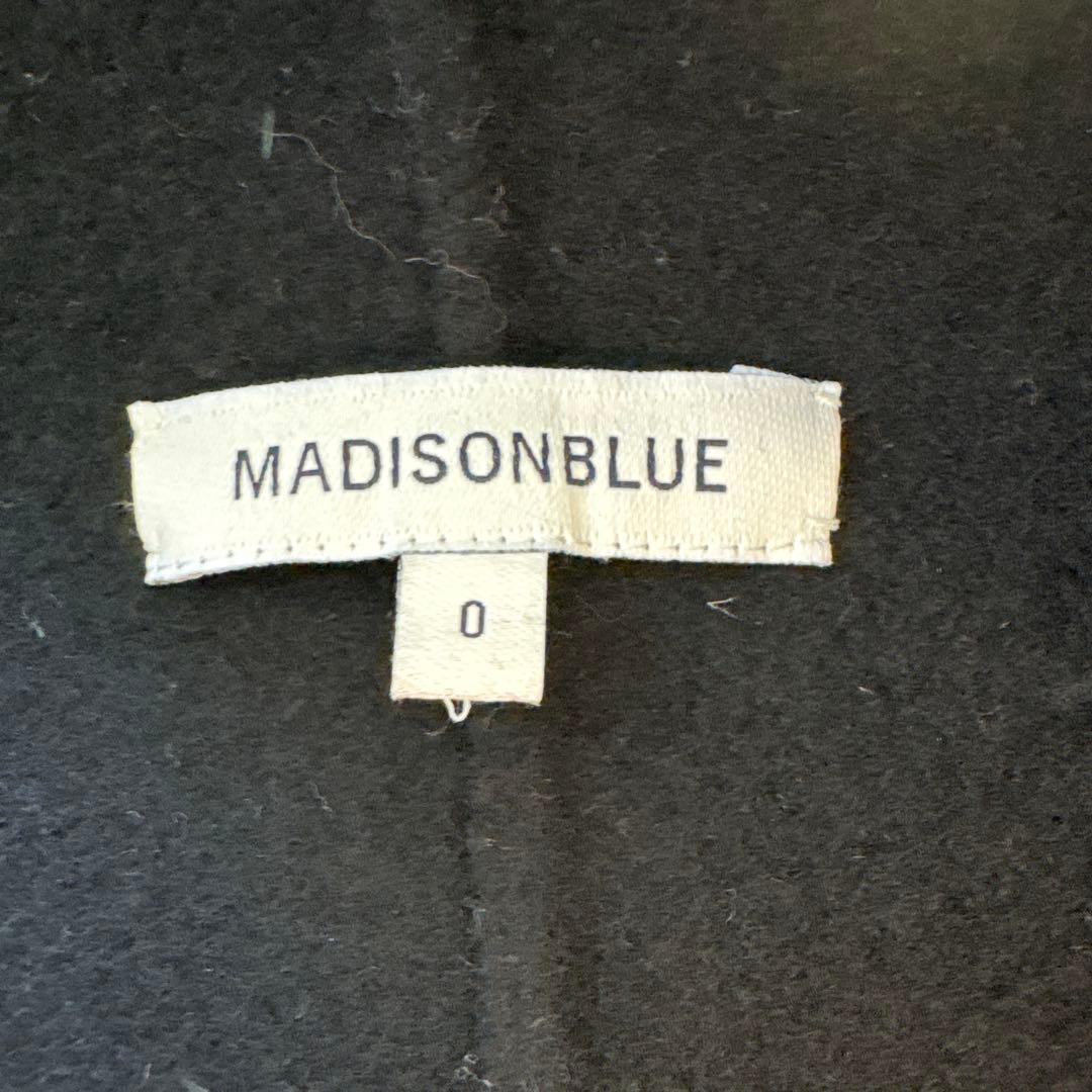 マディソンブルー ケープ　ロングコート　ブラック