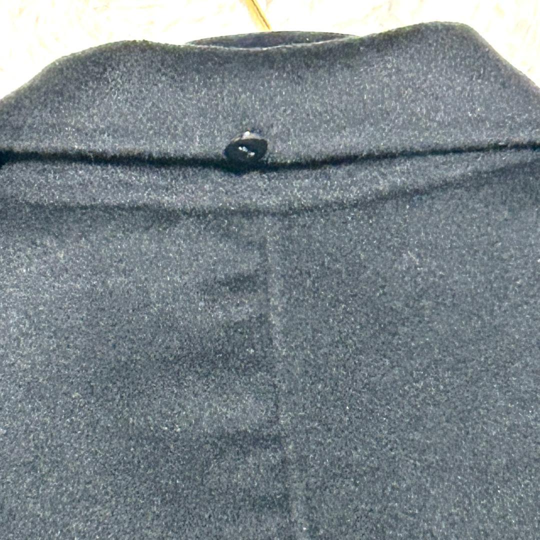 クロエ　コート　カシミヤ混　アシンメトリー　L　黒　トレンチコート　レディース