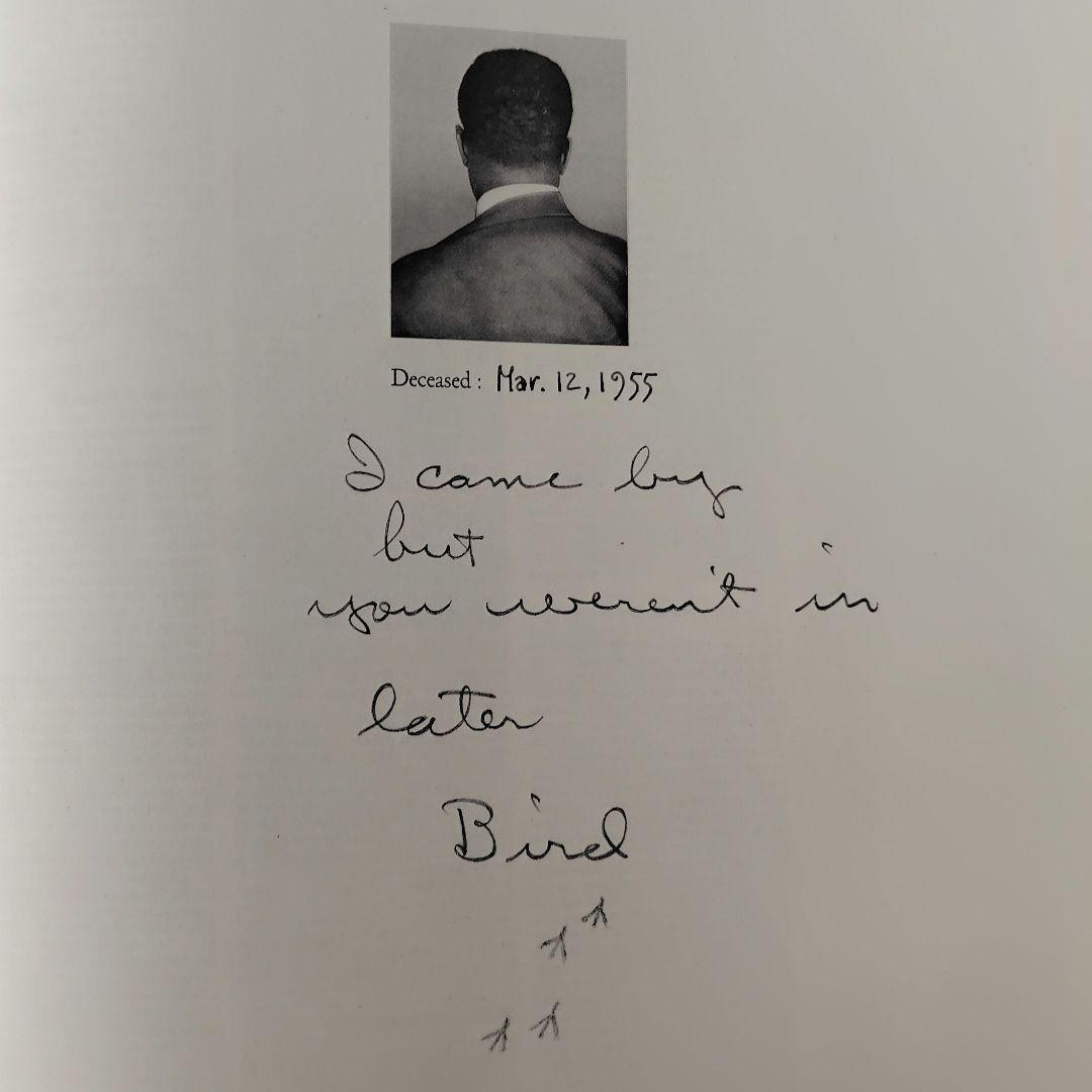 希少本☆チャーリー・パーカー写真集／To Bird with Love