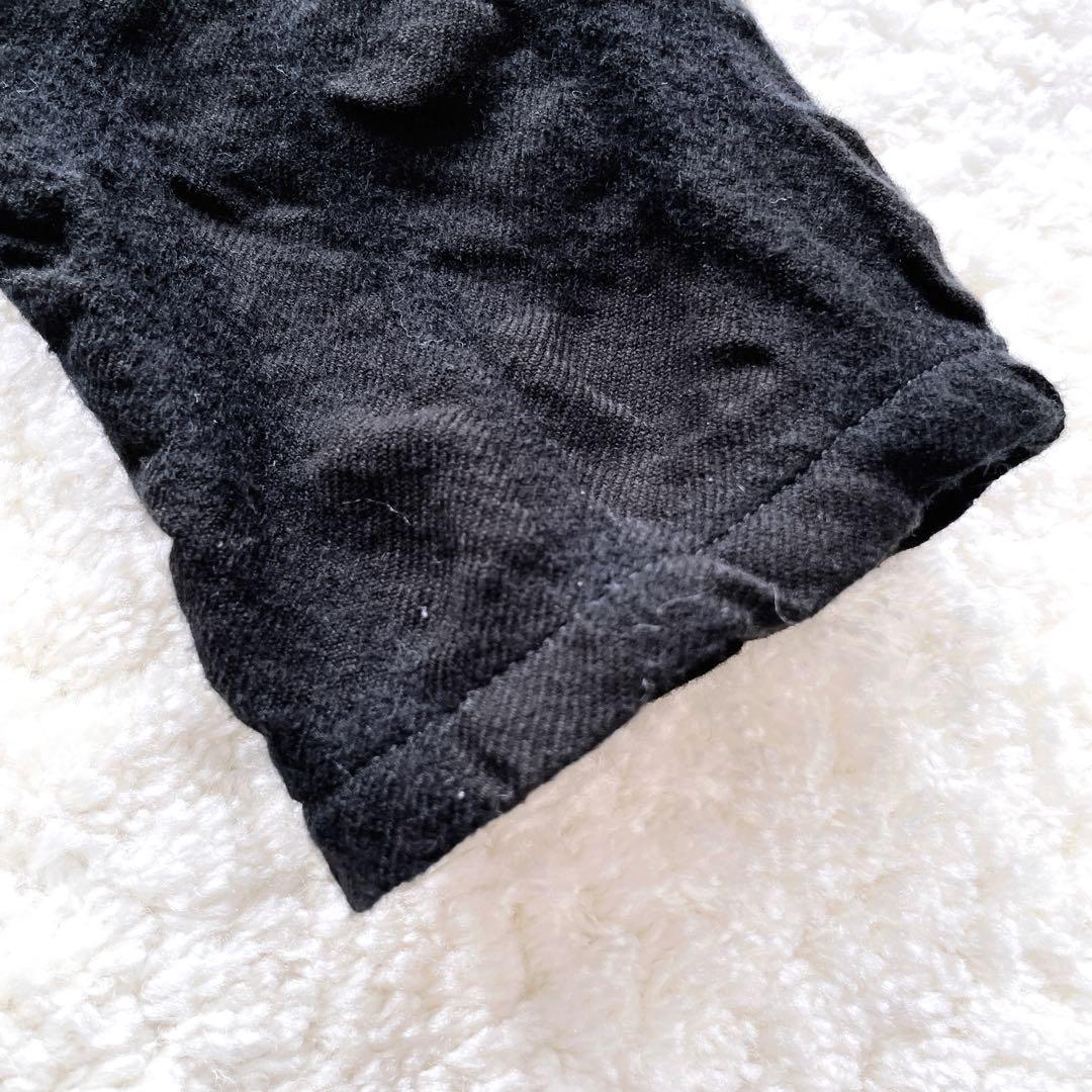 センソユニコ t.b シャツジャケット ウール綿 異素材モコモコ フレア 黒40