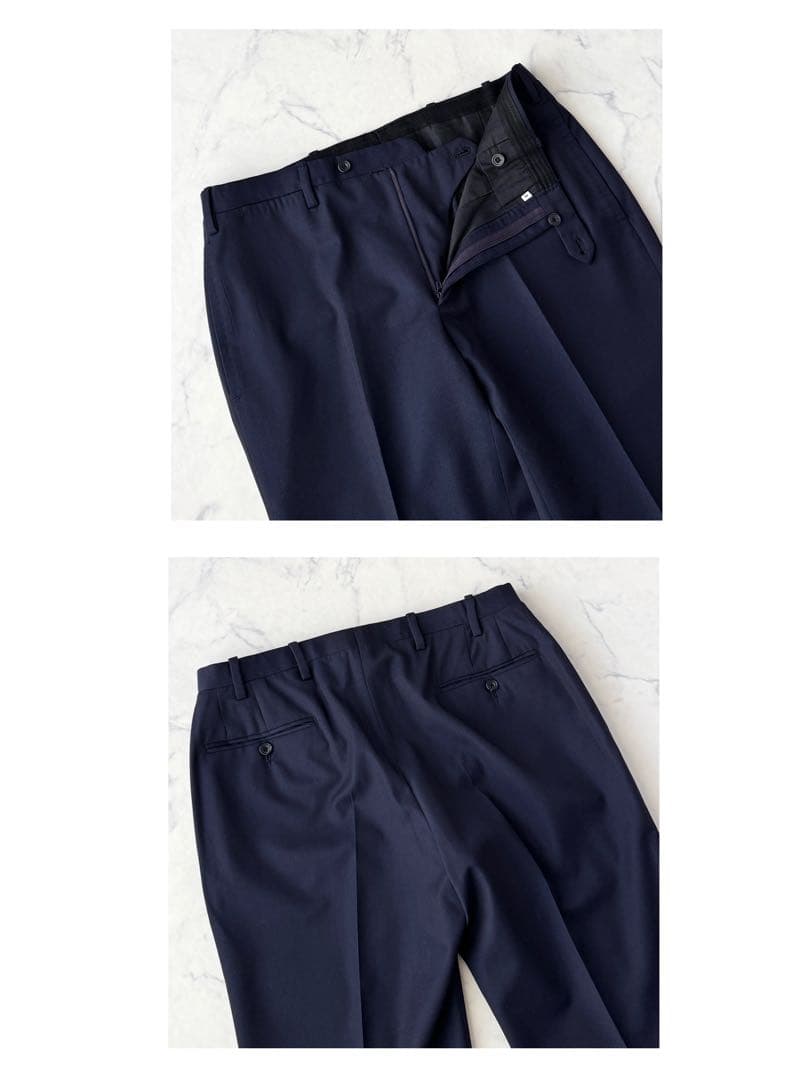 Kiton キートン セットアップ スーツ 極上 ネイビー 紺 46 M程