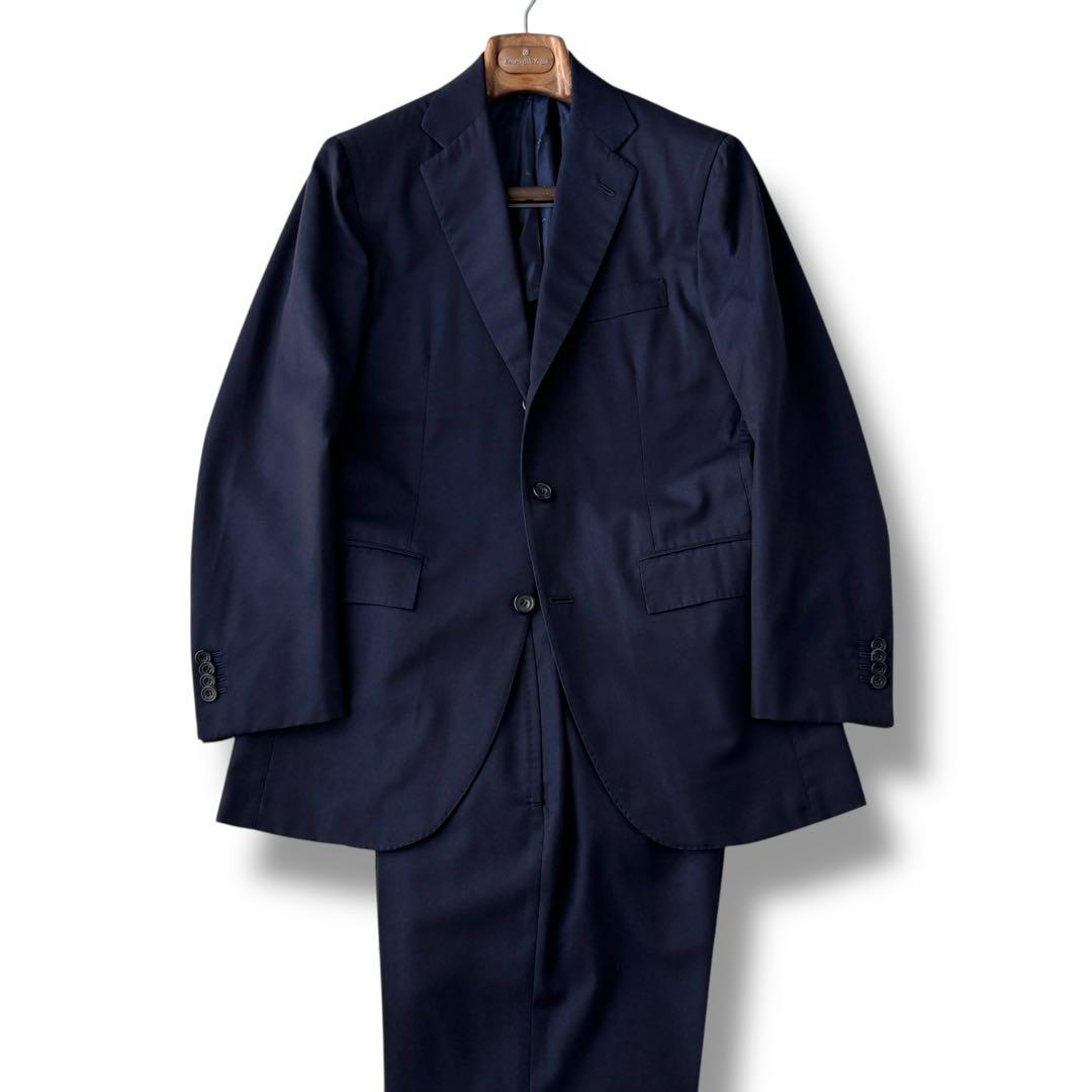 Kiton キートン セットアップ スーツ 極上 ネイビー 紺 46 M程