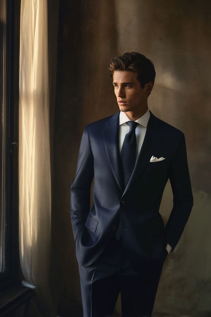 Kiton キートン セットアップ スーツ 極上 ネイビー 紺 46 M程