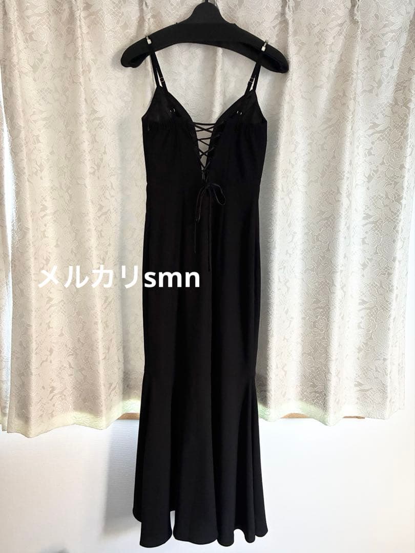 robe de fleurs glossy ドレス　S ブラック　シュガー