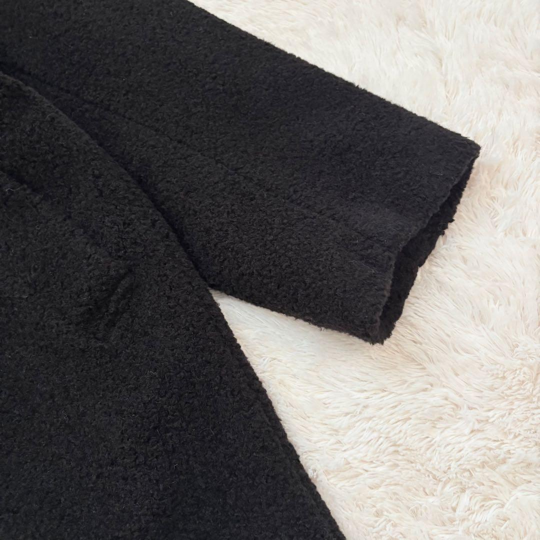 23AW✨定価4.8万✨フレームワーク　WOOLブレンドボアコート　ロングコート