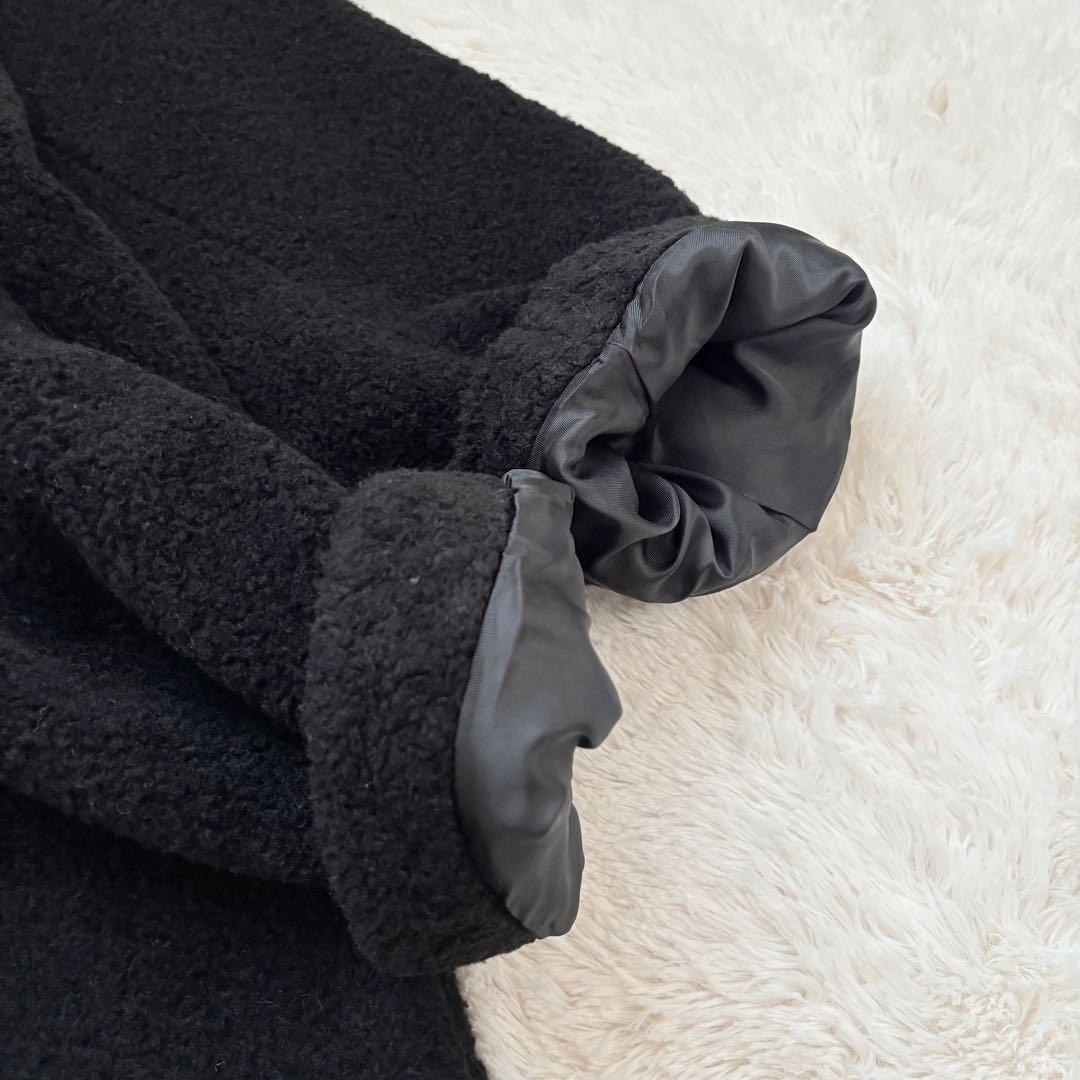 23AW✨定価4.8万✨フレームワーク　WOOLブレンドボアコート　ロングコート