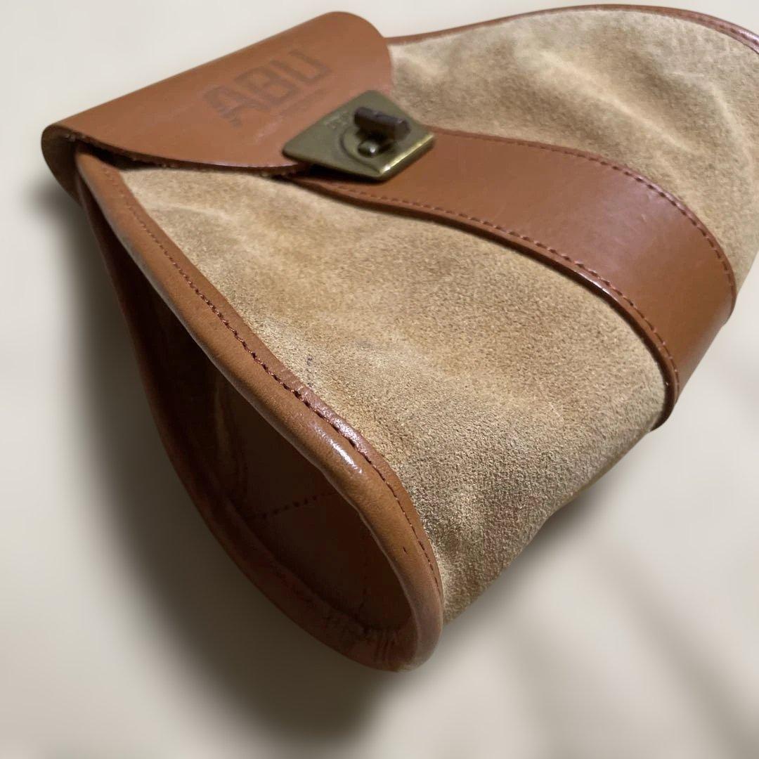 希少 ABU アブガルシア レザー リールポーチ