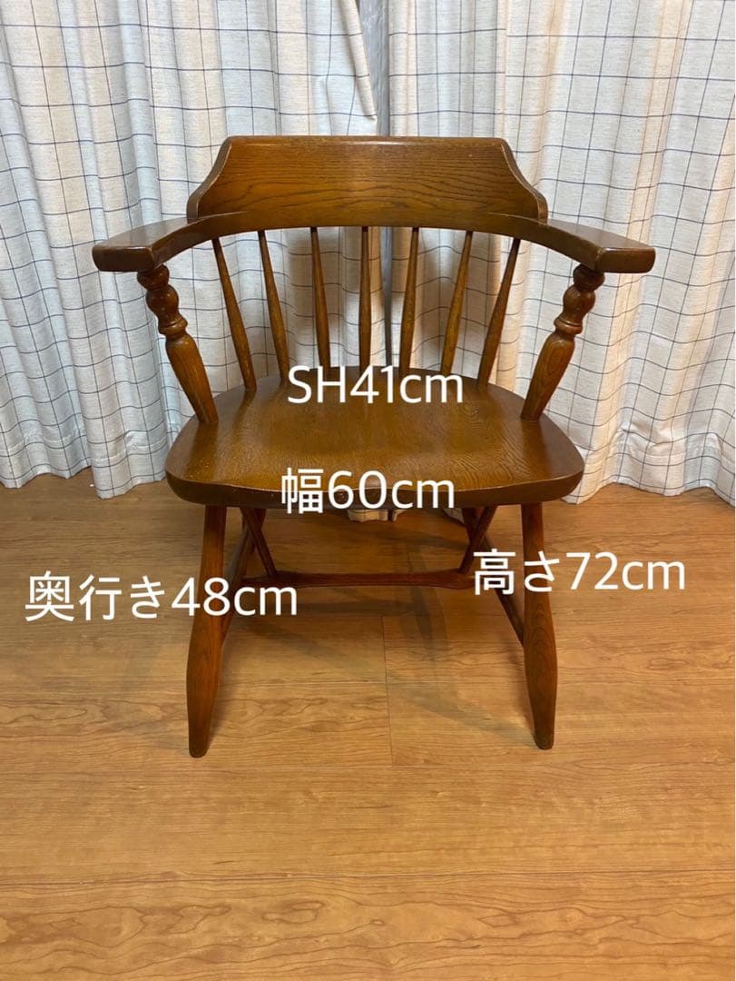 SALE 飛騨 柏木工 クランデザイン ダイニングチェアUSED品