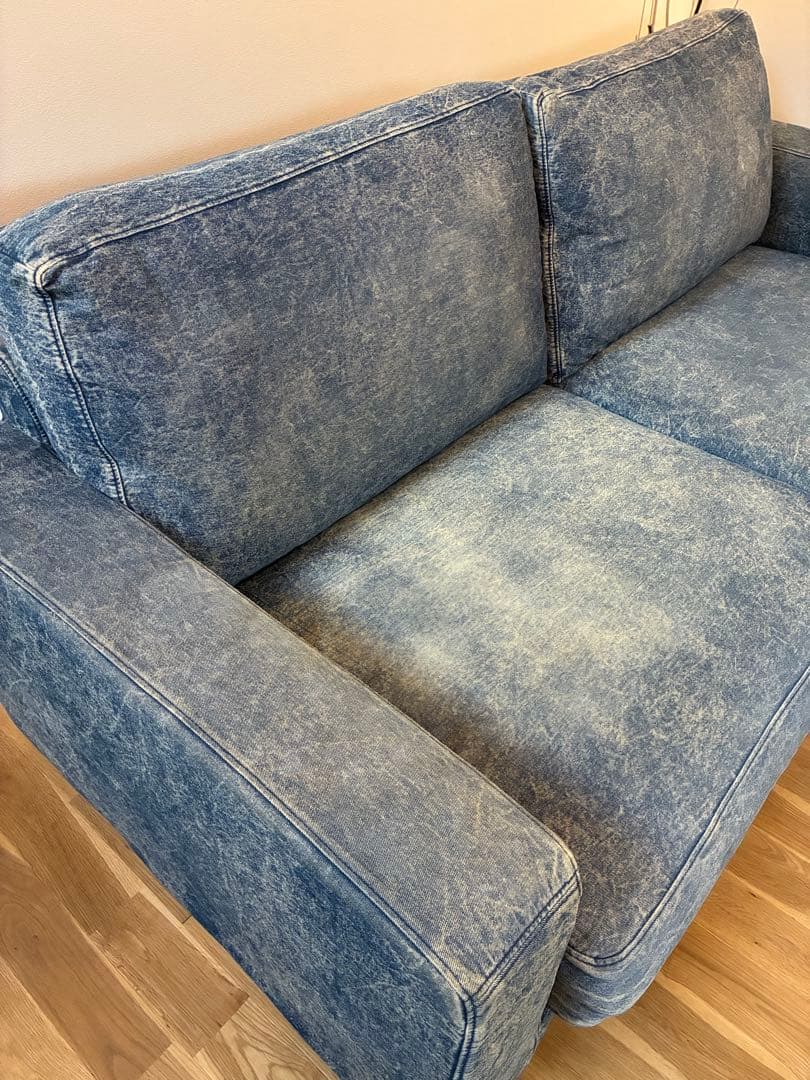 【送料込み価格】クラッシュゲートデニムソファ