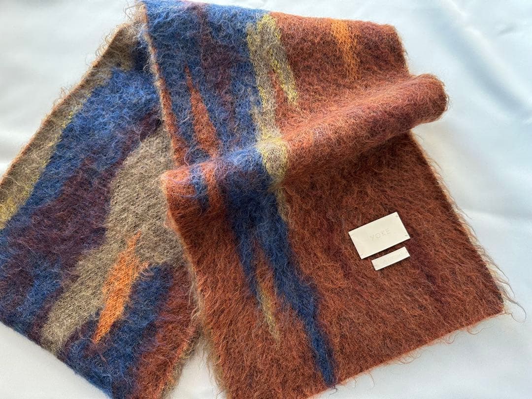 YOKE STILL JACQUARD LONG STOLE マフラー ストール