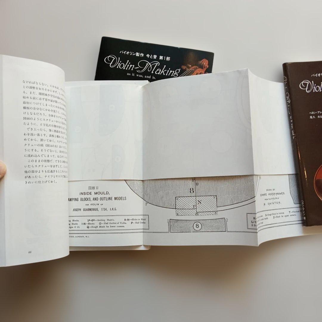 「バイオリン製作今と昔」第1〜3部セット 未使用美品