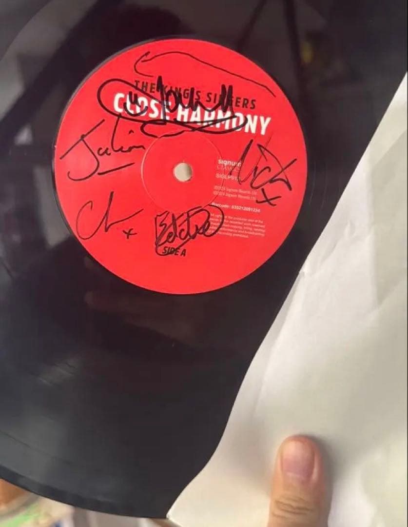 キングズ・シンガーズ Close Harmony LP サイン入 新品未開封