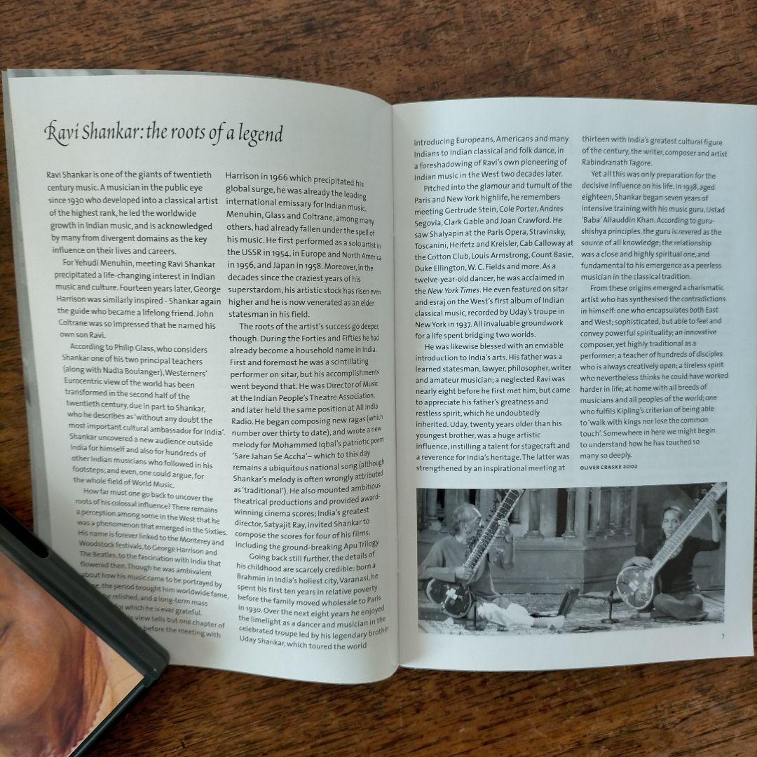 ラヴィ・シャンカ－ルのポ－トレ－ト シタ－ル BBC DVD2枚組