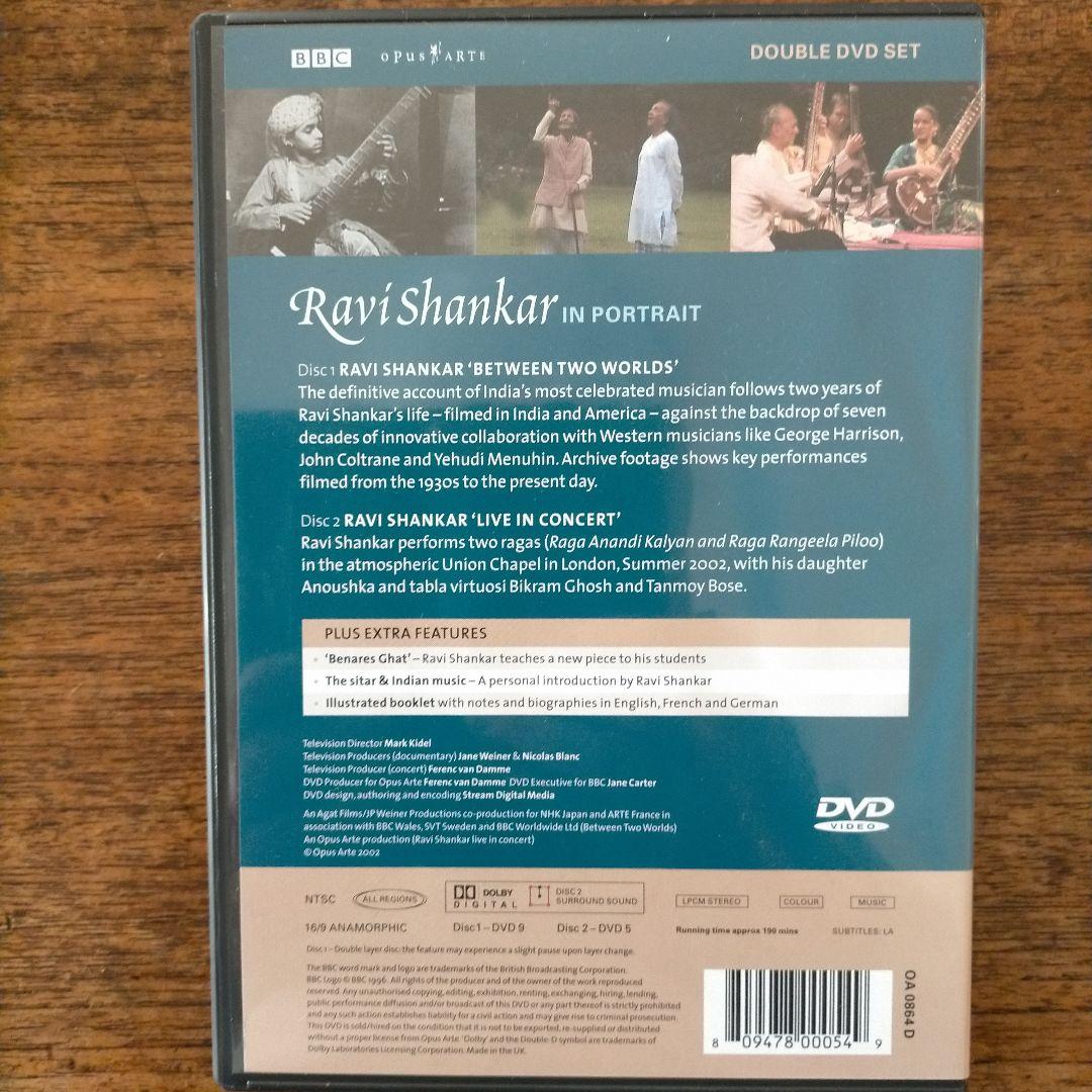 ラヴィ・シャンカ－ルのポ－トレ－ト シタ－ル BBC DVD2枚組