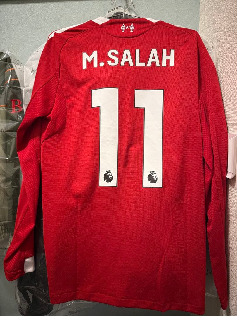 リヴァプールFC M.サラー 11番 オーセンティックユニフォーム 長袖 正規品
