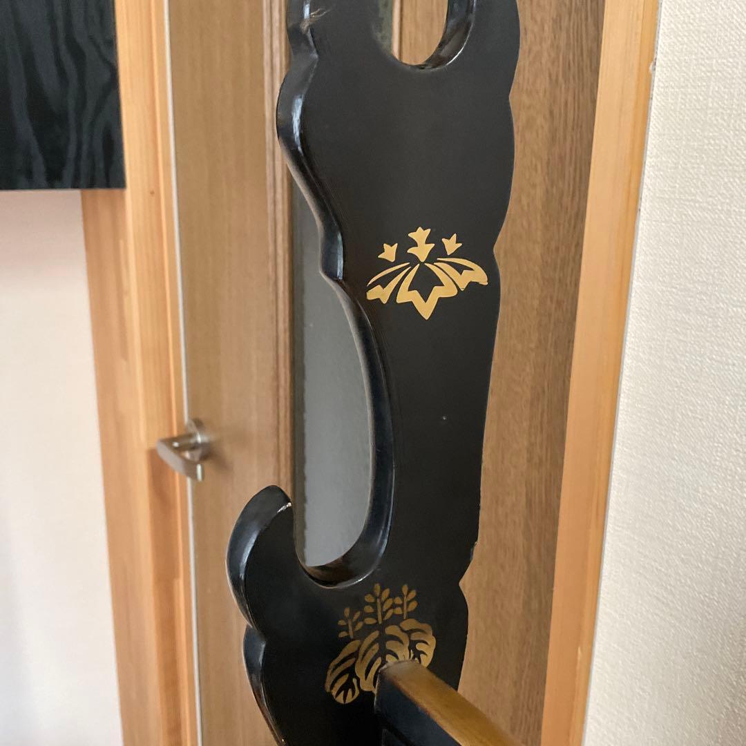 蒔絵鳳凰五七桐文刀掛　江戸時代中期頃