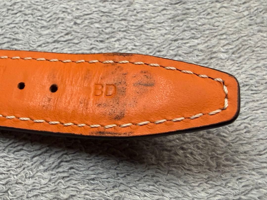 希少！極美品！IWC純正サントーニ社製ストラップ 22mm!!