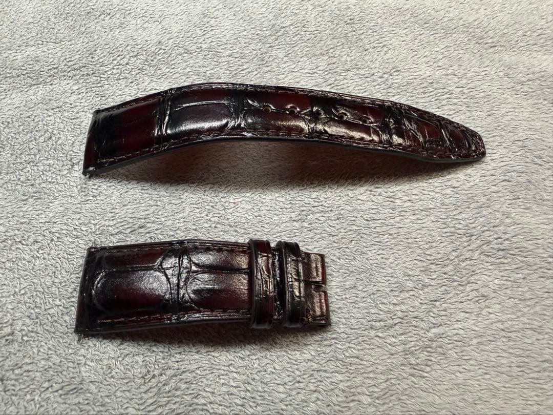 希少！極美品！IWC純正サントーニ社製ストラップ 22mm!!