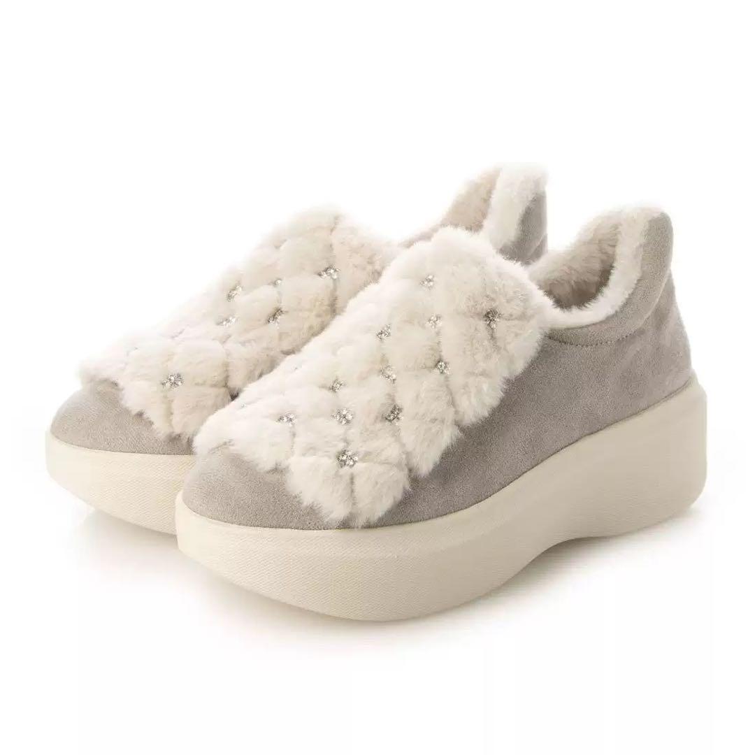 ANTEPRIMA（アンテプリマ） ボアモチーフスリッポンスニーカー