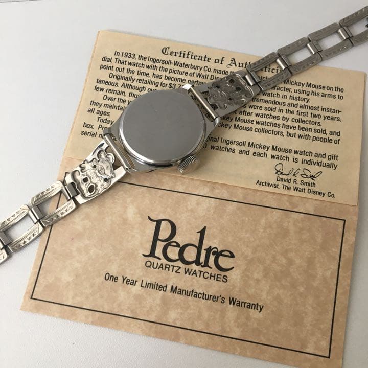 希少レトロ　PEDRE ミッキー 腕時計