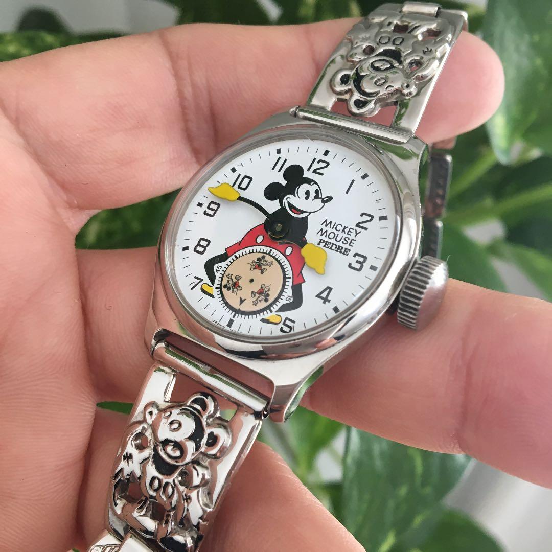 希少レトロ　PEDRE ミッキー 腕時計