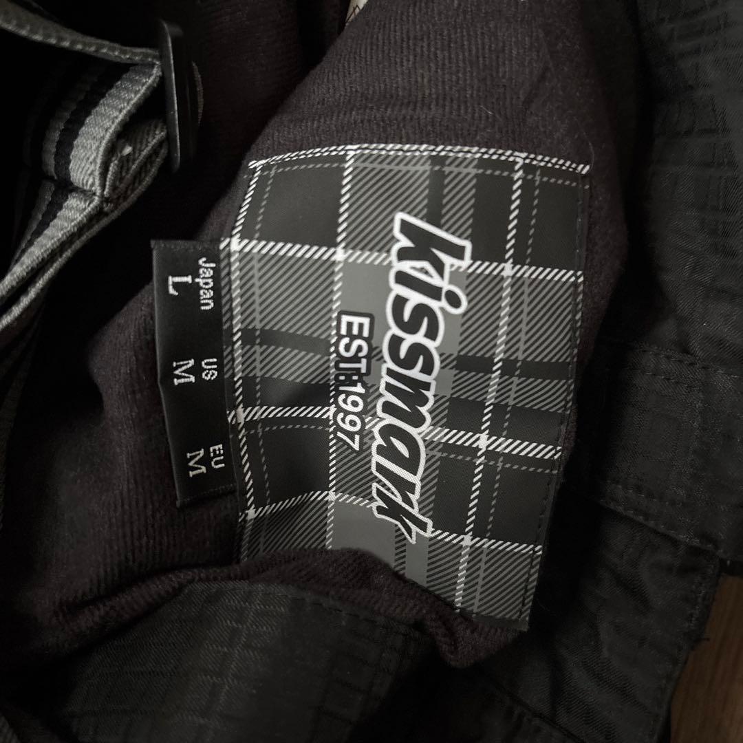 キスマーク　スキーウェア スノーウェア 迷彩柄　Lサイズ　上下セット