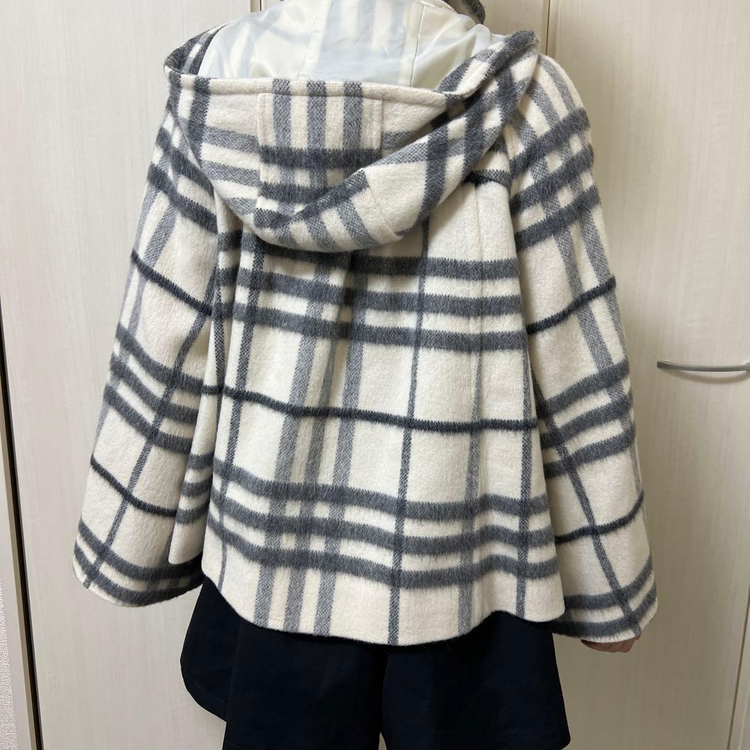 BURBERRY BLUE LABEL ポンチョ　毛78%