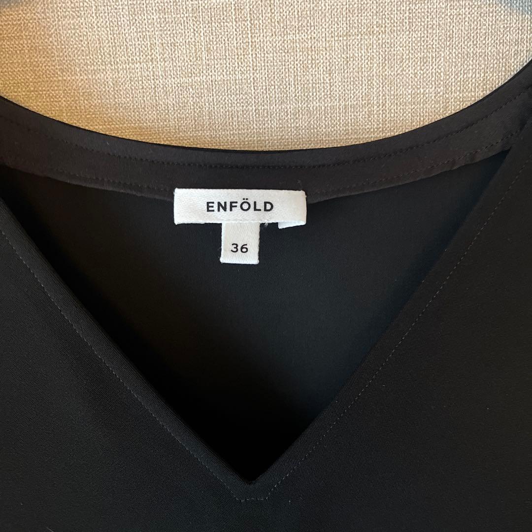 ENFÖLD ブラック チュニック 36