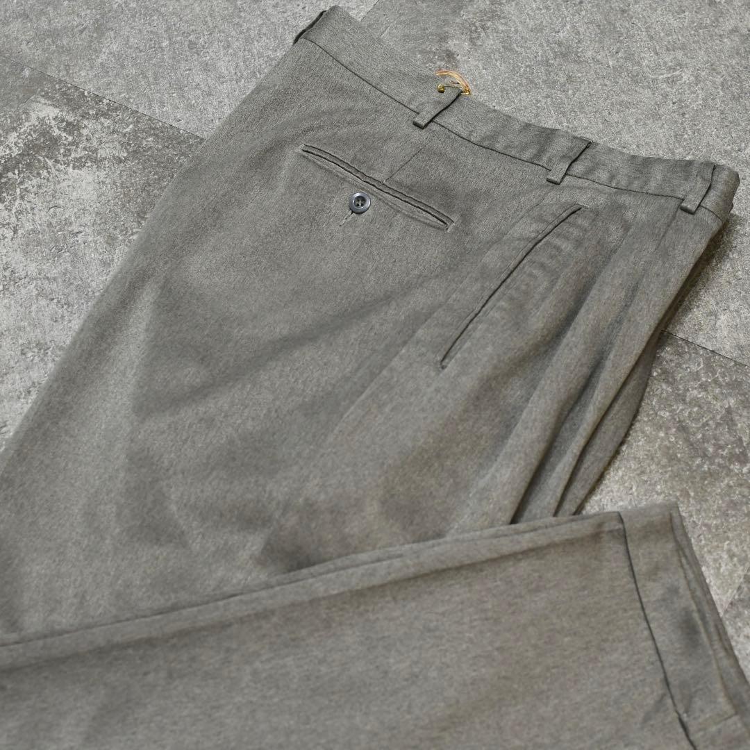 古着 LEVI’S SLATES 3タック とろみ スラックス ワイドパンツ