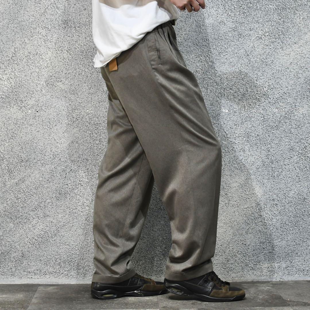古着 LEVI’S SLATES 3タック とろみ スラックス ワイドパンツ