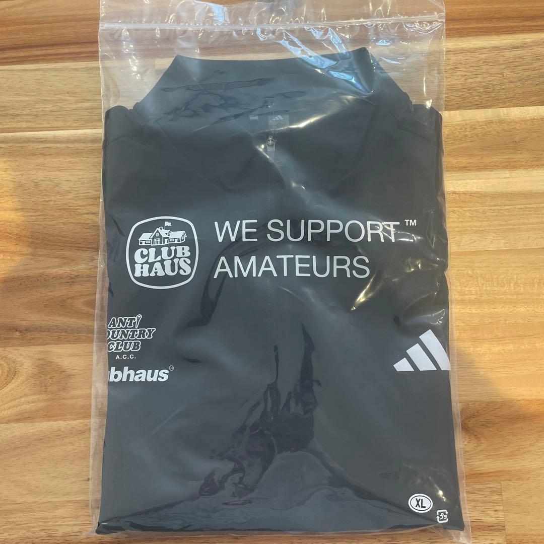 【最終値下】clubhaus ハーフジップ　黒　XL