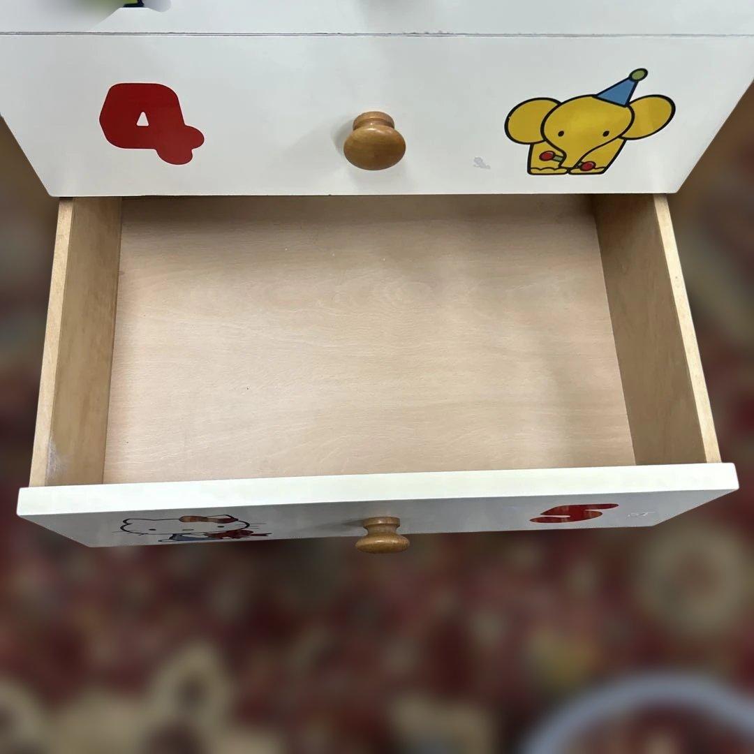 ハローキティ　木製タンス　レトロ　サンリオ　昭和レトロポップ　くろがね　チェスト