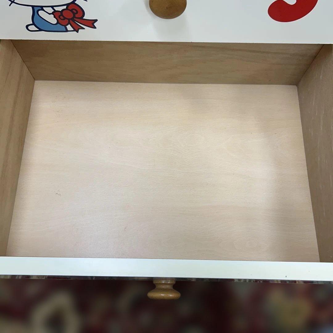 ハローキティ　木製タンス　レトロ　サンリオ　昭和レトロポップ　くろがね　チェスト