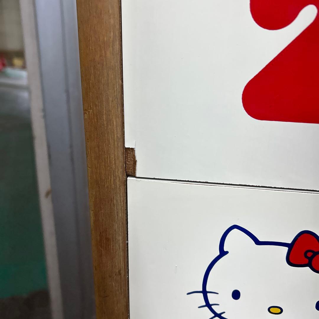 ハローキティ　木製タンス　レトロ　サンリオ　昭和レトロポップ　くろがね　チェスト