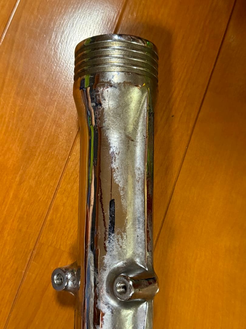 HONDA CBX400F 純正 ボトムケース フロントフォーク メッキ バイク