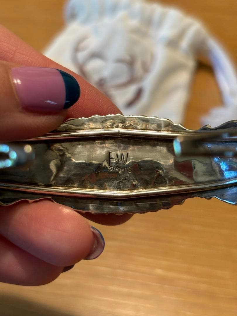 Navajo ターコイズ シルバー バングル