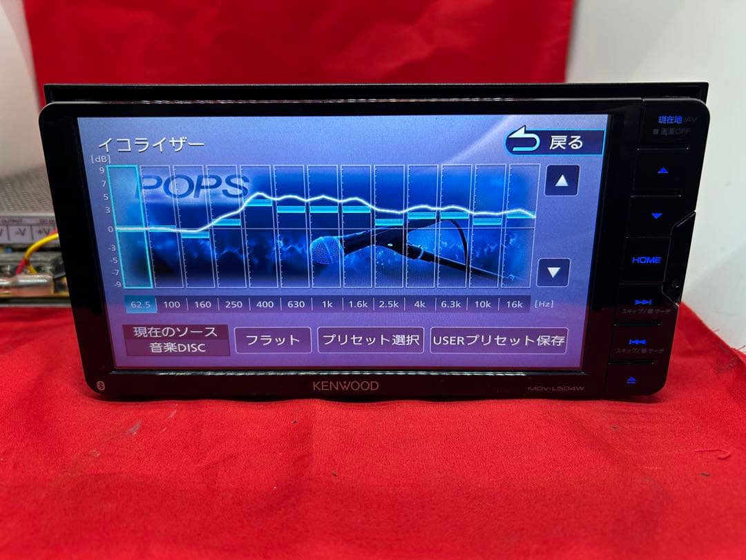⭐︎美品⭐︎KENWOOD 2024春地図　MDV-L504W 新品バックカメラ付き