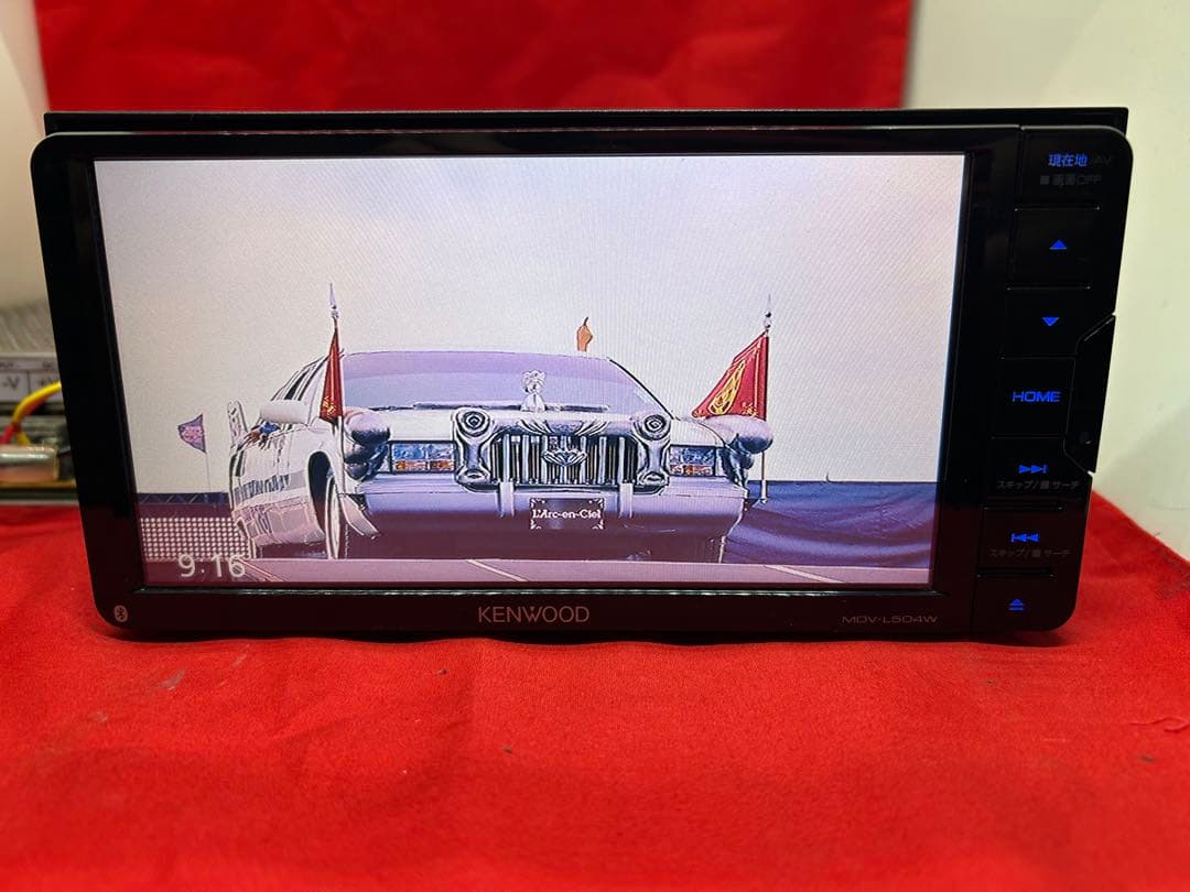 ⭐︎美品⭐︎KENWOOD 2024春地図　MDV-L504W 新品バックカメラ付き